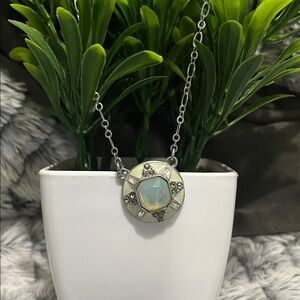 Lia Sophia mint melt away . Silver Star Pendant Necklace